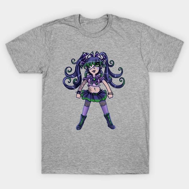 Punk Girl T-Shirt by LittleGreenHat